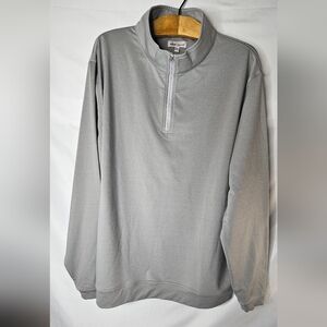 Peter Millar Perth Melange Quarter Zip Performance Pullover XXL